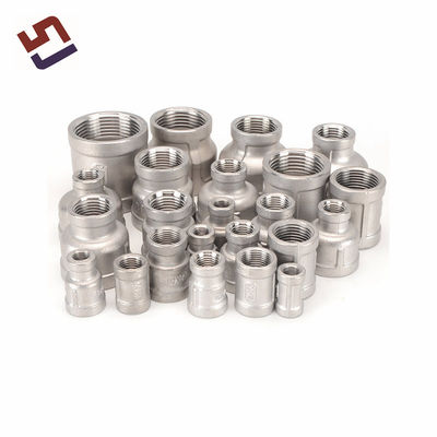 Partie de coulée de précision personnalisée filetée vissée 45 90 degré 304 316 Elbows en acier inoxydable raccords de tuyaux