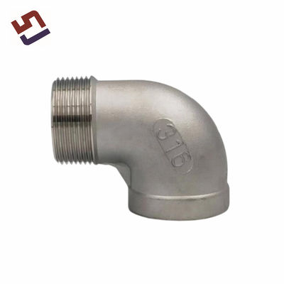 Fabrique personnalisée personnalisée en acier inoxydable de haute précision 90 degrés