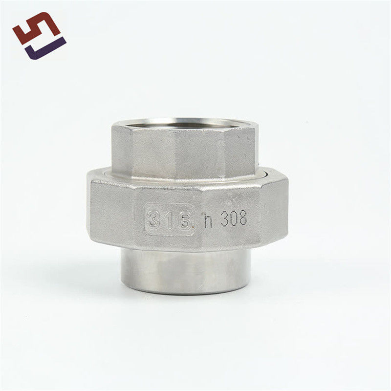 Coulée de précision couplage fileté féminin coulé coulissant cuivre laiton acier inoxydable