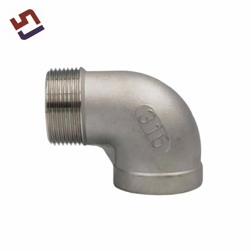 Fabrique personnalisée personnalisée en acier inoxydable de haute précision 90 degrés